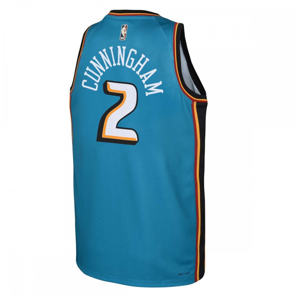 Cade Cunningham Detroit Pistons Youth 2022/23 Swingman Jersey Teal - Classic Edition-Pro Kit Vault | Brand New 26/27 Sports Jerseys